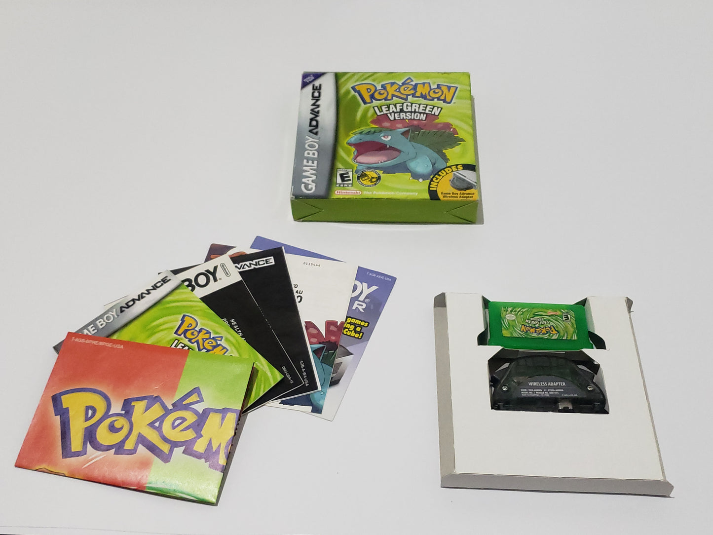 Pokemon LeafGreen Completo (CiB) Nintendo Game Boy Advance