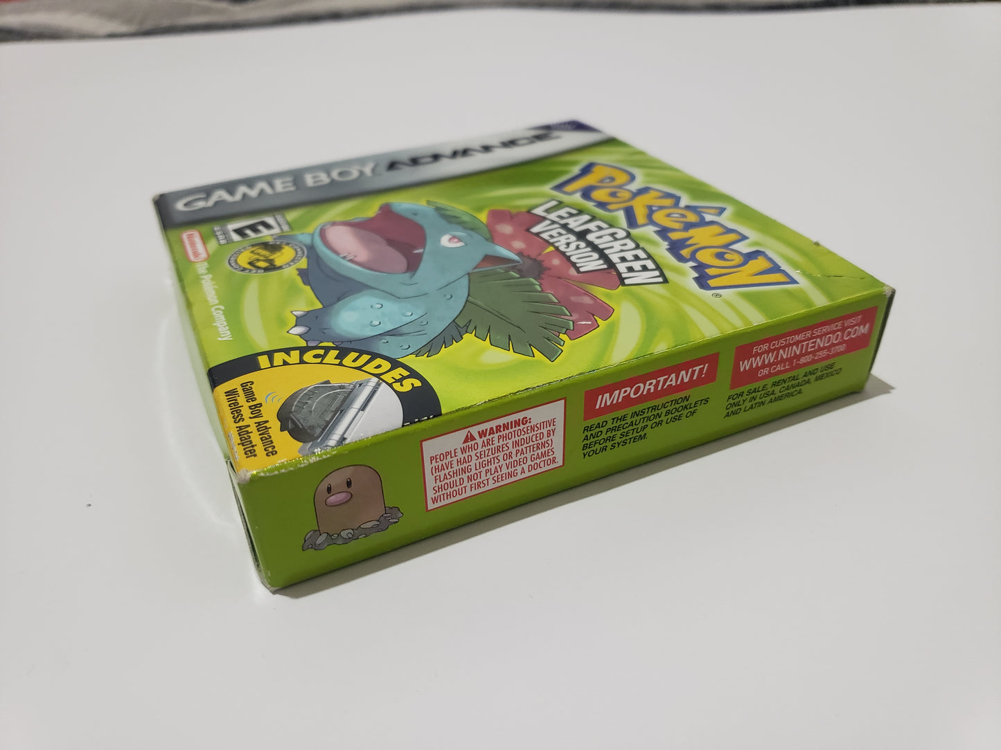 Pokemon LeafGreen Completo (CiB) Nintendo Game Boy Advance