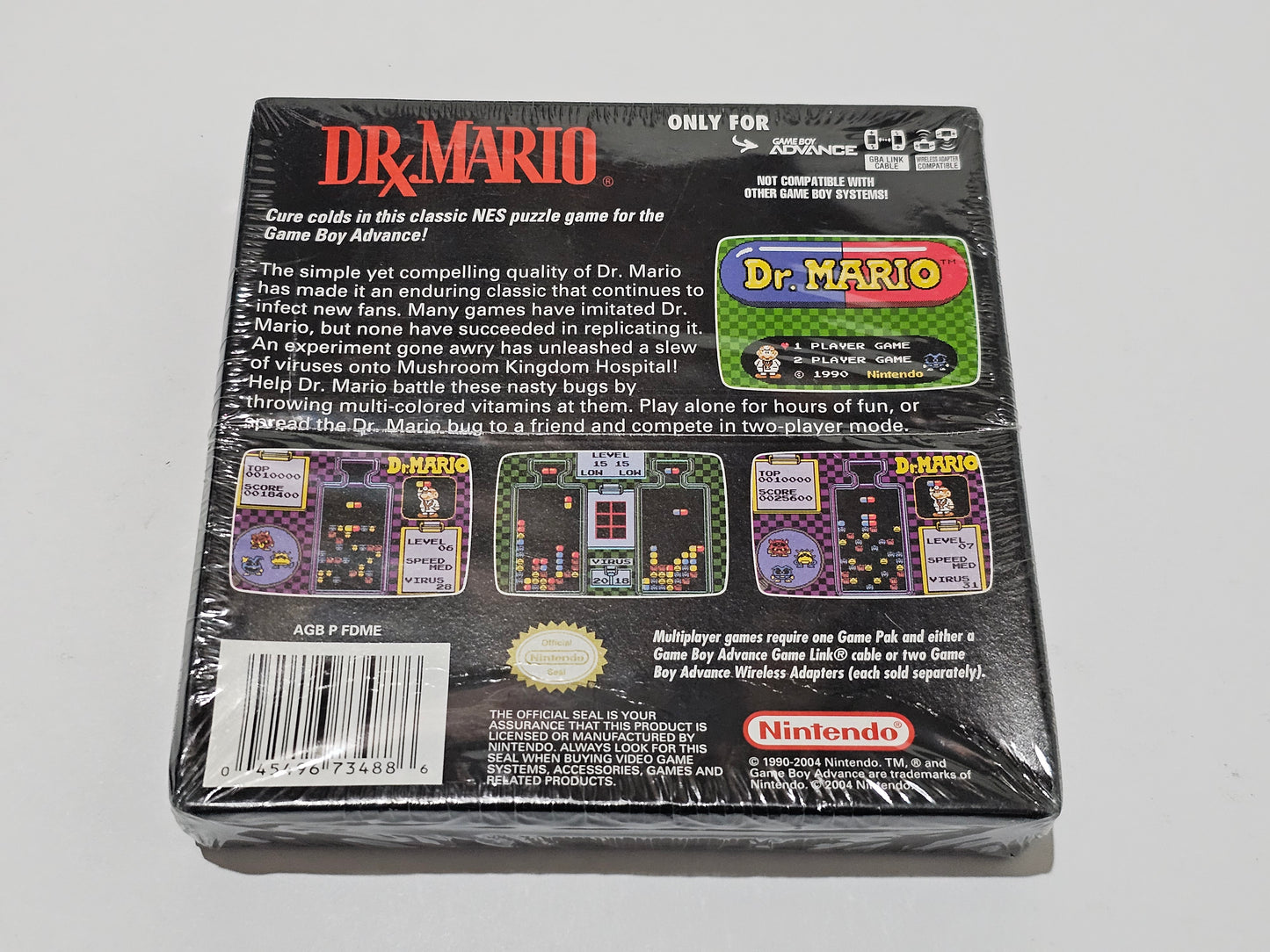 Dr Mario (Classic NES Series) Nuevo / Sellado Nintendo Game Boy Advance