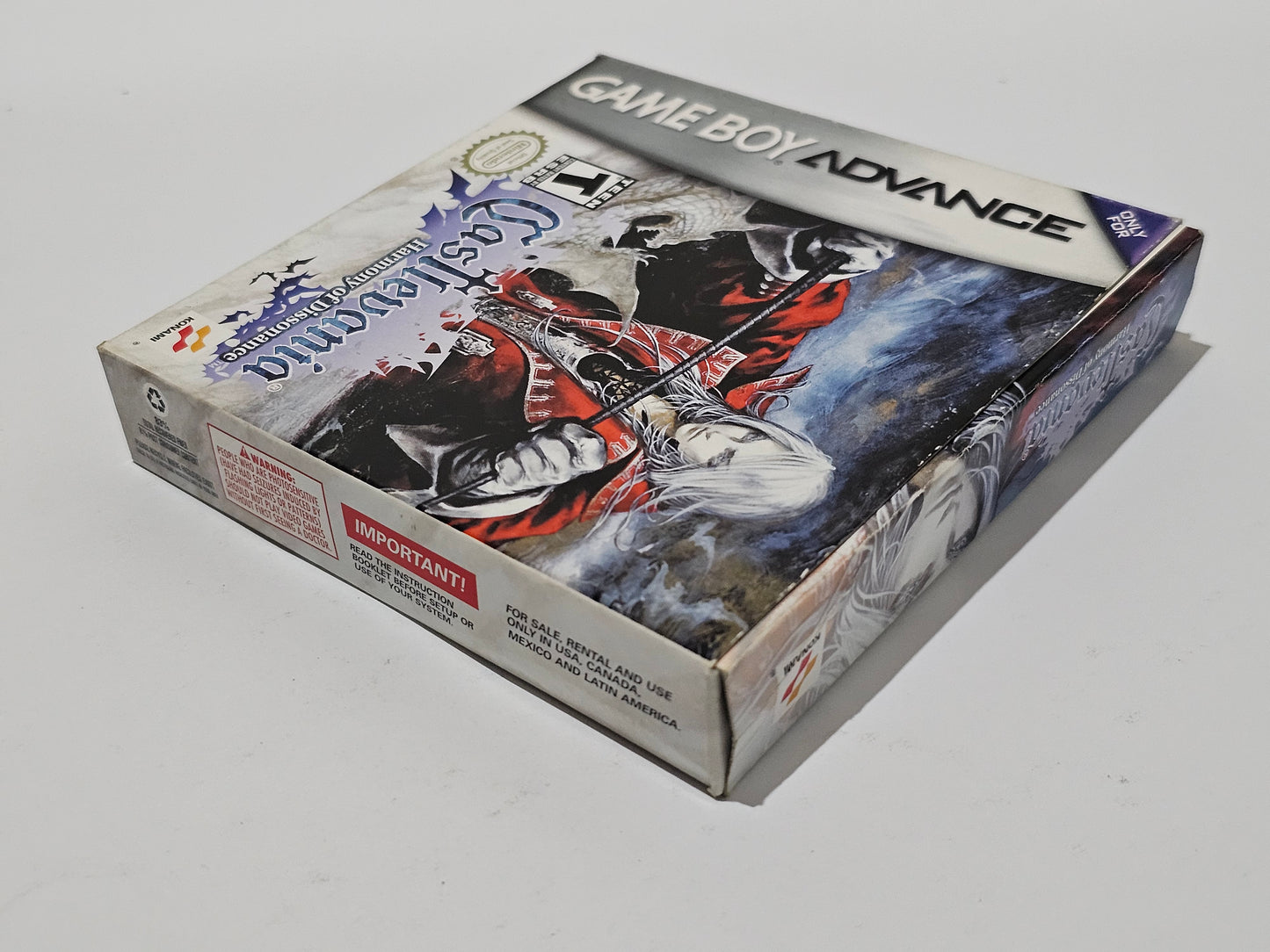 Castlevania harmony of Dissonance Completo (CiB) Nintendo Game Boy Advance