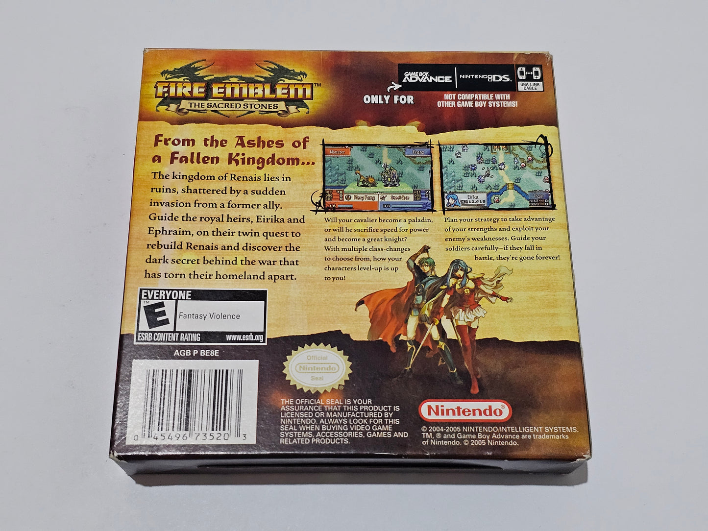 Fire Emblem The Sacred Stones Completo (CiB) Nintendo Game Boy Advance