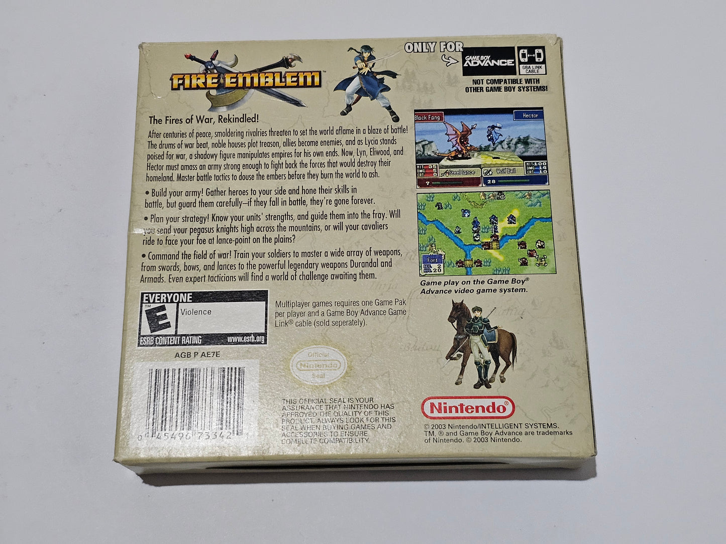 Fire Emblem Completo (CiB) Nintendo Game Boy Advance
