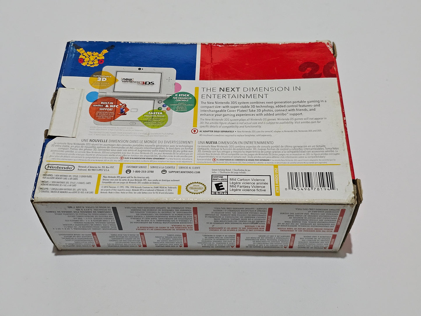 New Nintendo 3DS Edición 20 Aniversario Pokemon Completo (CiB) Nintendo 3DS
