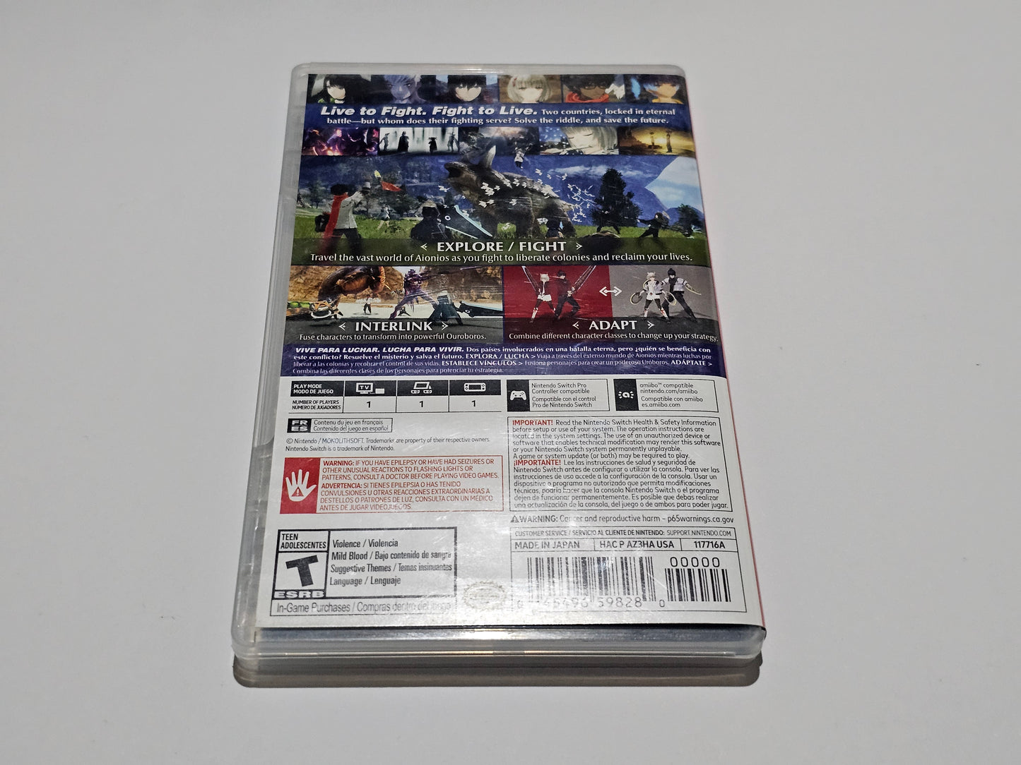 Xenoblade Chronicles 3 Nintendo Switch