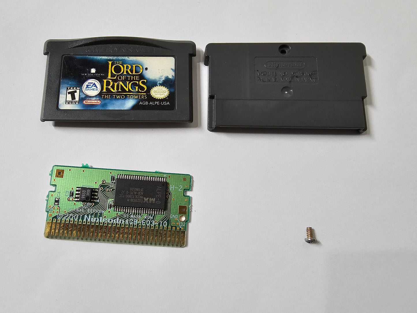 Lord of the rings Two Towers Solo Cartucho (Loose) Nintendo Game Boy Advance