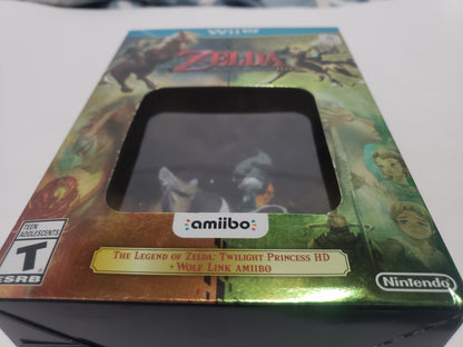 Zelda Twilight Princess Amiibo Wolf Link Bundle Nuevo / Sellado Nintendo Wii U