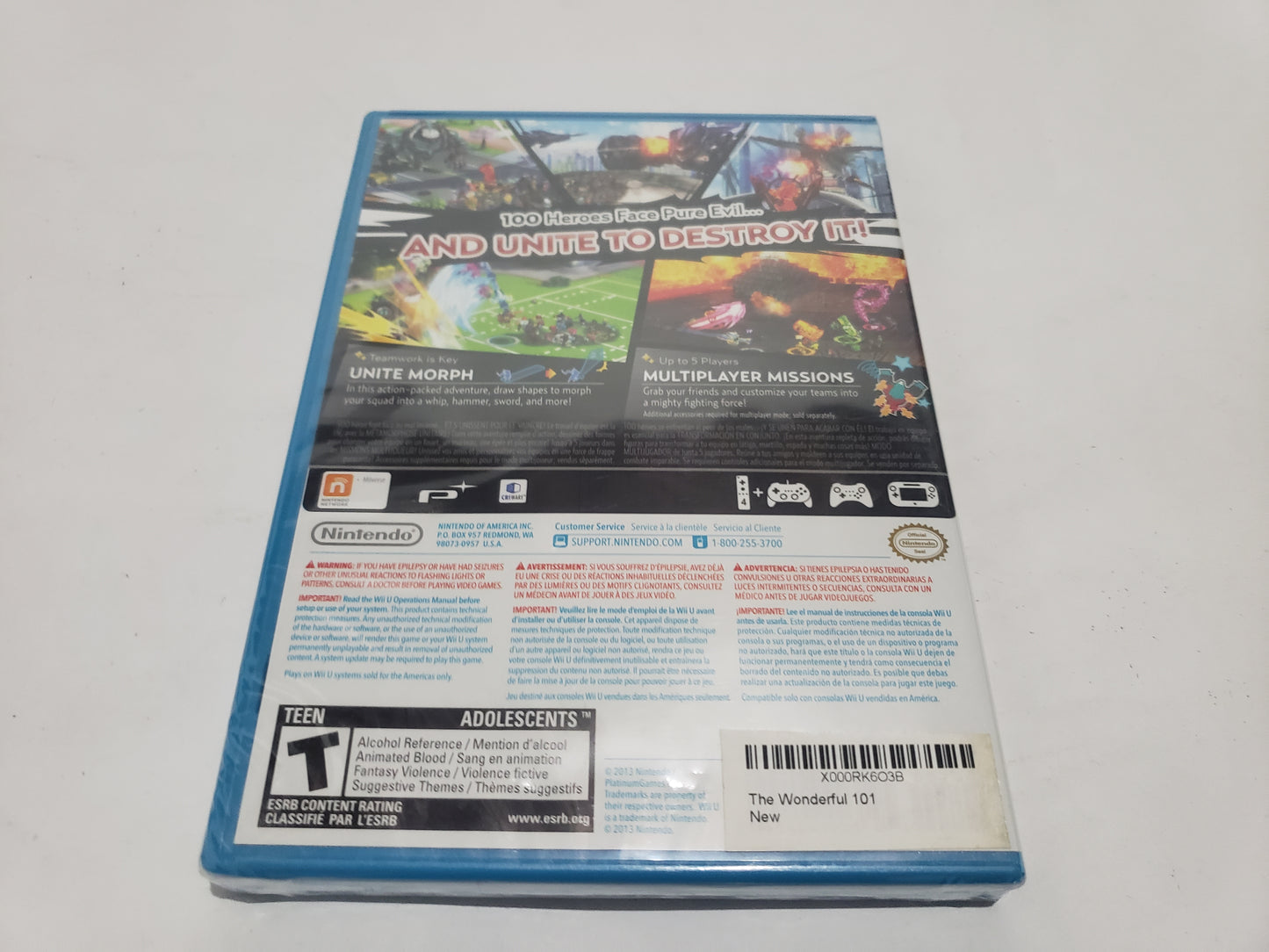 Wonderful 101 Nuevo / Sellado Nintendo Wii U