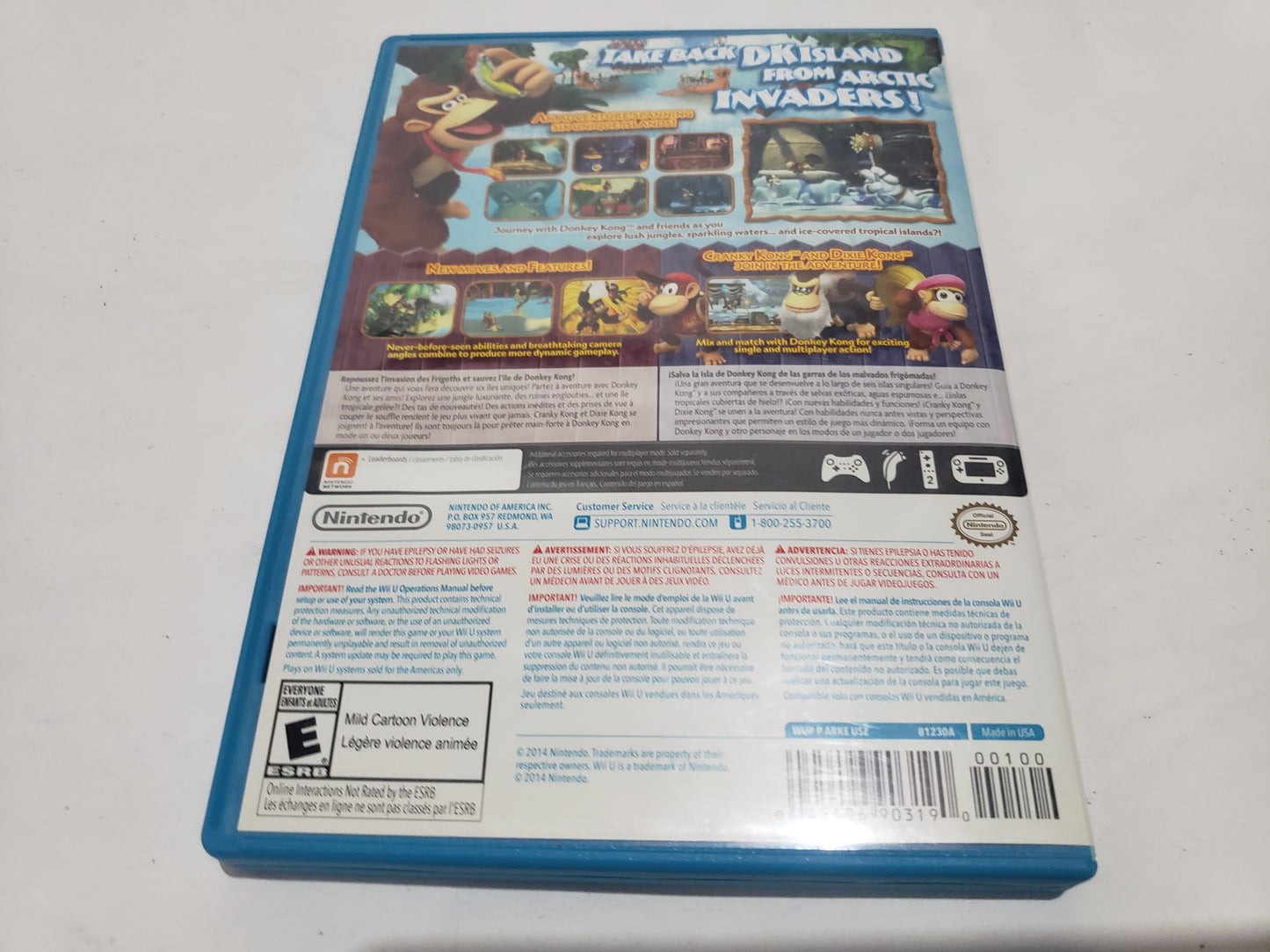 Donkey Kong Country Tropical Freeze Completo (CiB) Nintendo Wii U