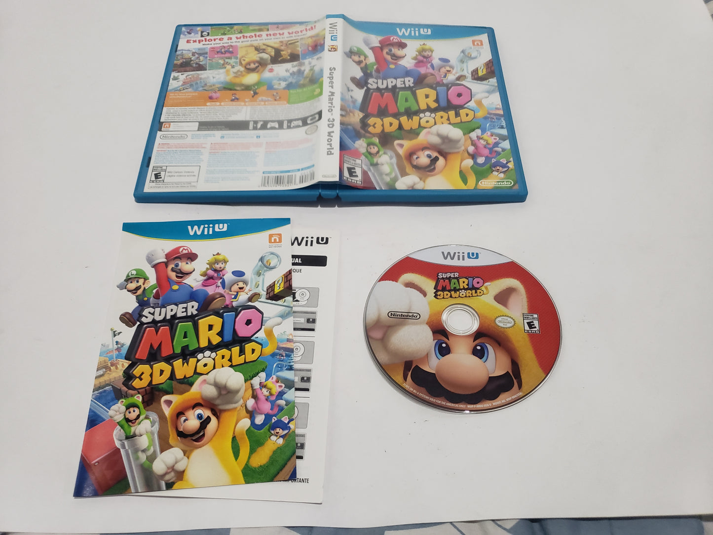 Super Mario 3D World Completo (CiB) Nintendo Wii U