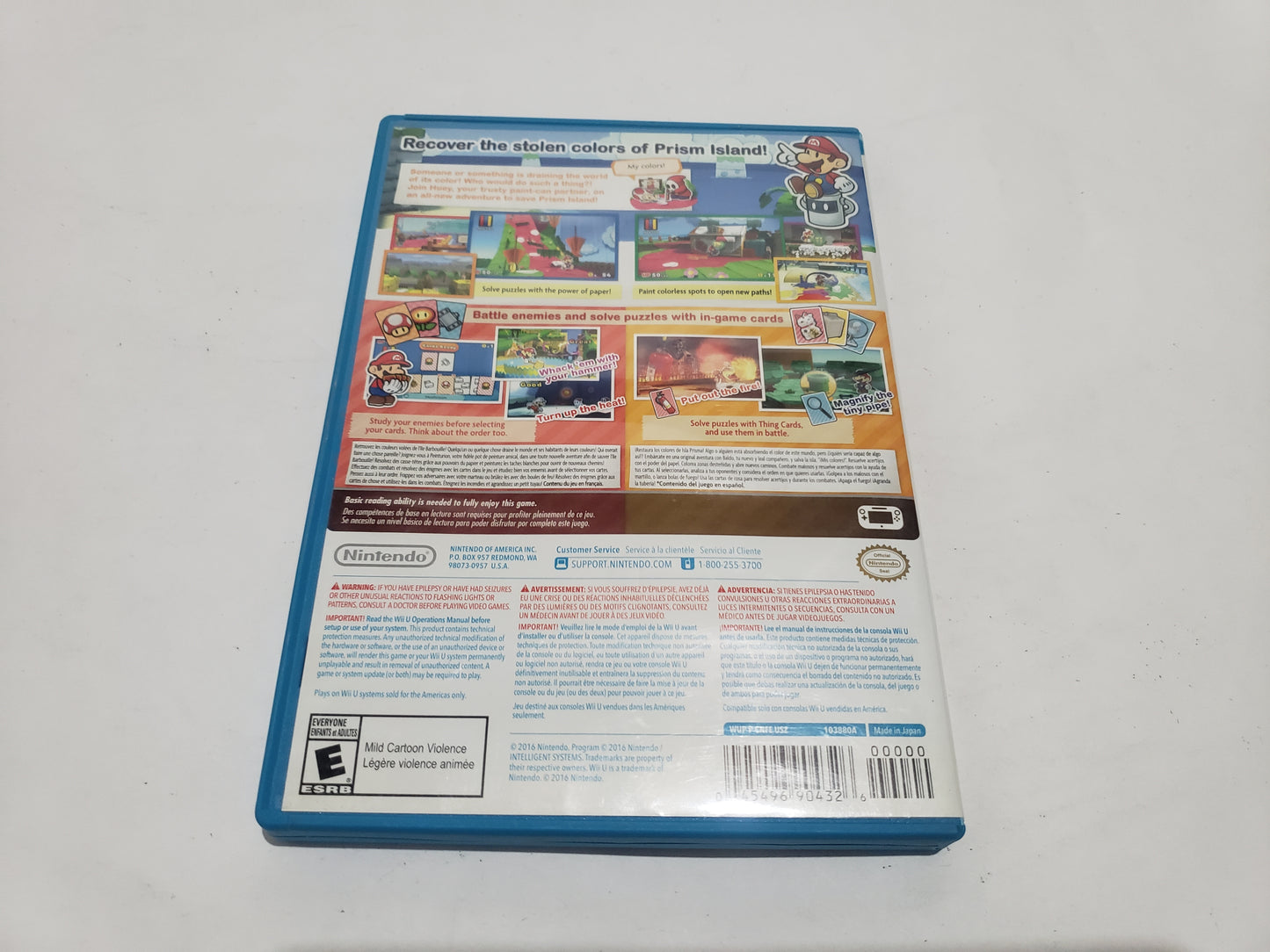 Paper Mario Color Splash Completo (CiB) Nintendo Wii U