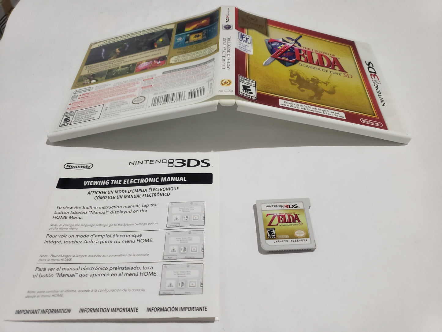 Zelda Ocarina of Time 3D Completo (CiB) Nintendo 3DS