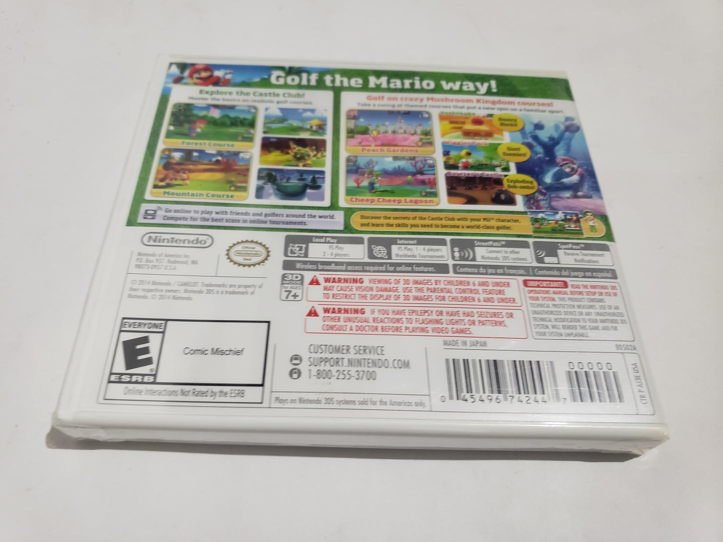 Mario Golf World Tour Nuevo / Sellado Nintendo 3DS