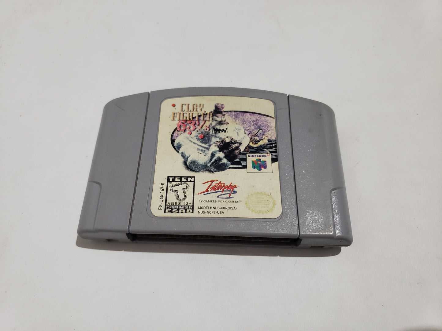 Clayfighter 63 1/3 Solo Cartucho (Loose) Nintendo 64