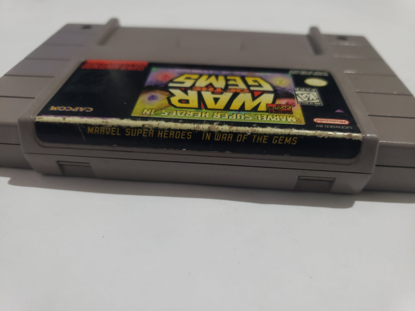 Marvel Super Heroes in War of the Gems Solo Cartucho (Loose) Super Nintendo SNES