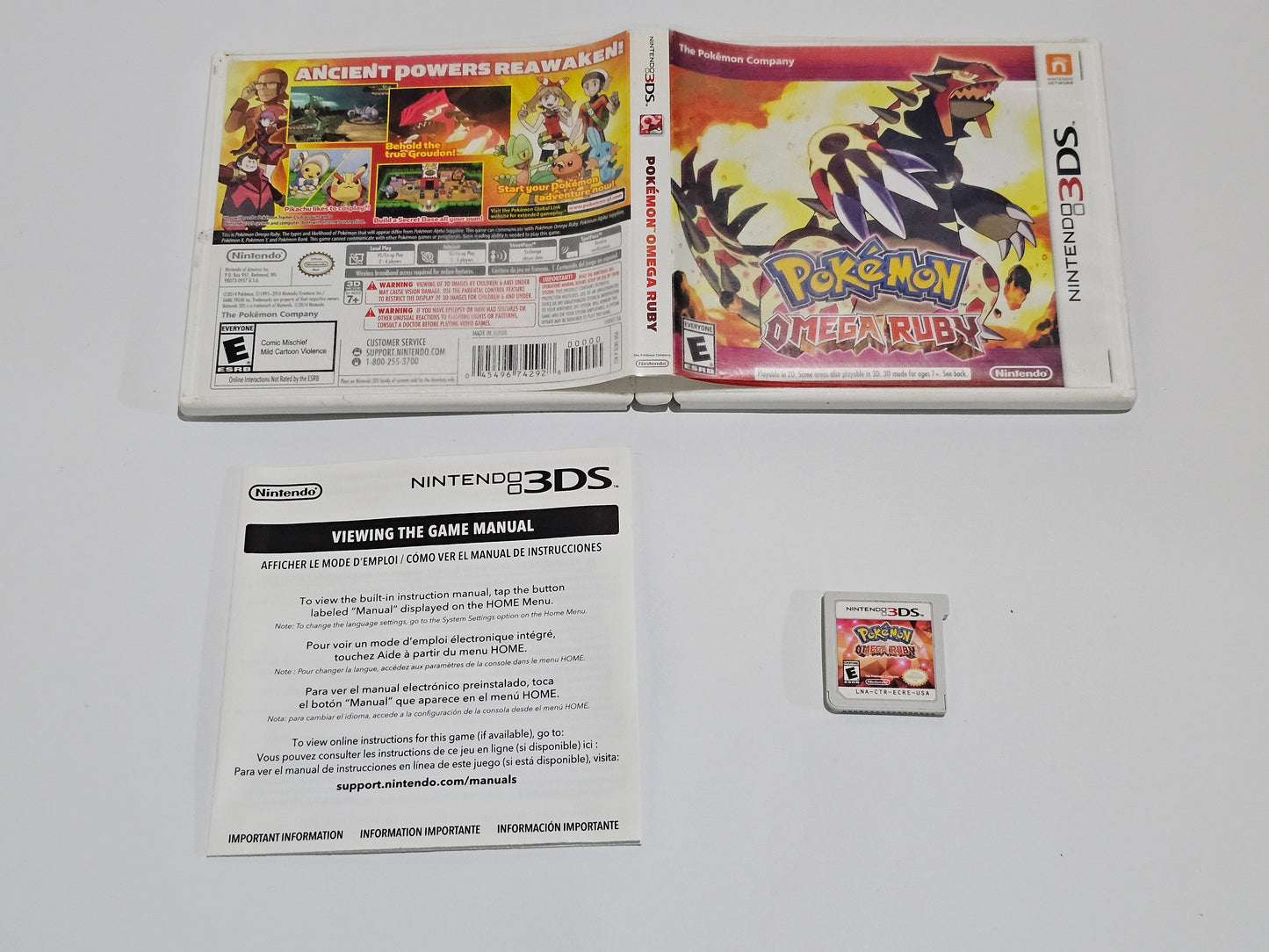 Pokemon Omega Ruby Completo (CiB) Nintendo 3DS