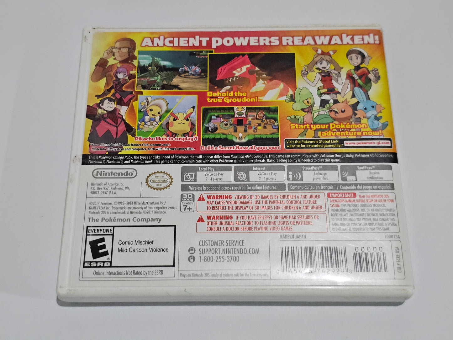 Pokemon Omega Ruby Completo (CiB) Nintendo 3DS