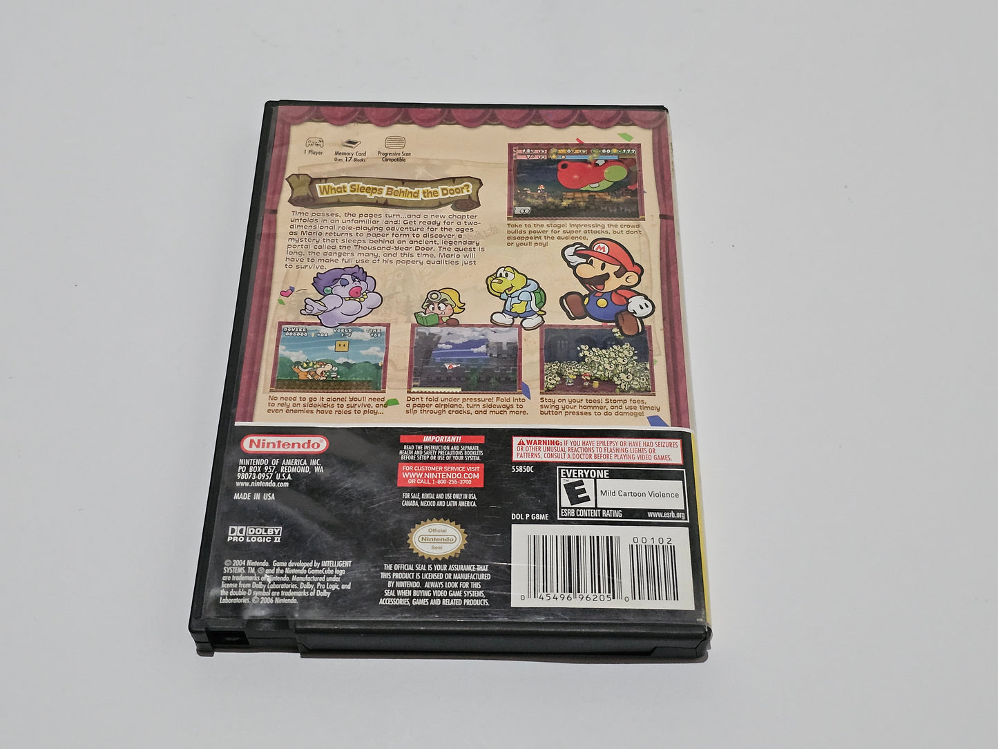 Paper Mario Thousand Year Door Completo (CiB) Nintendo Gamecube