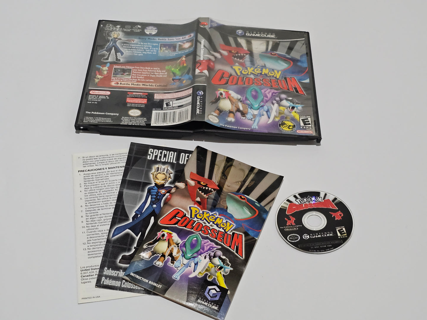 Pokemon Colosseum Completo (CiB) Nintendo Gamecube