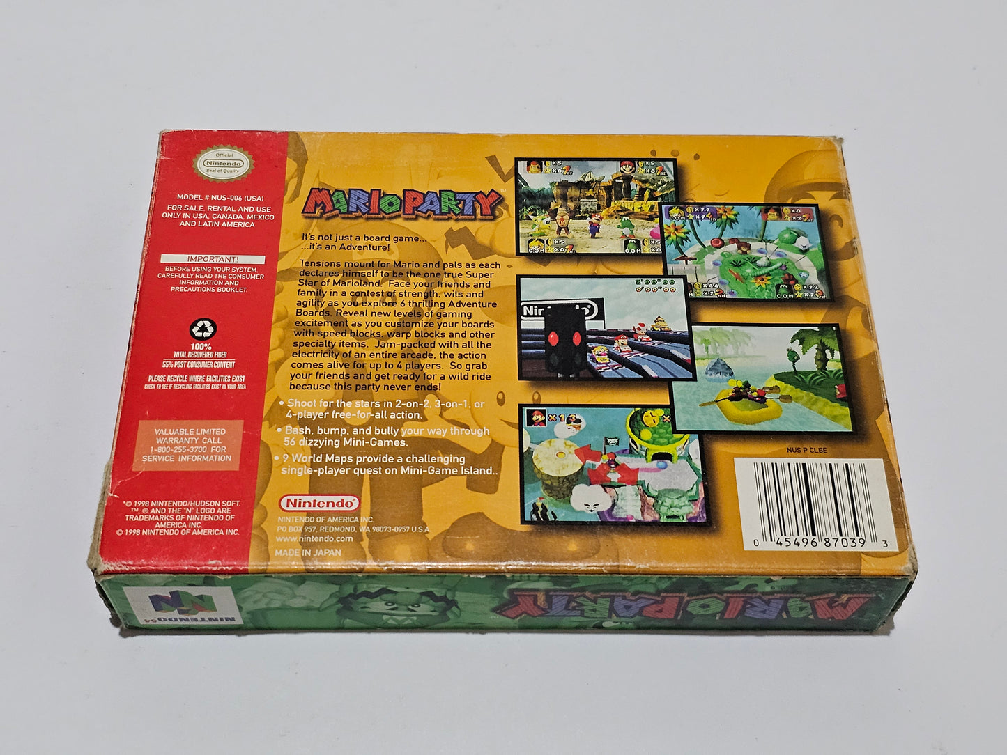 Mario Party Completo (CiB) Nintendo 64