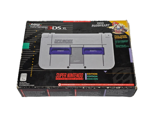 New Nintendo 3DS XL Edición Super Nintendo SNES Completo (CiB) Nintendo 3DS