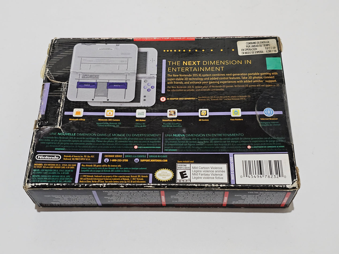 New Nintendo 3DS XL Edición Super Nintendo SNES Completo (CiB) Nintendo 3DS