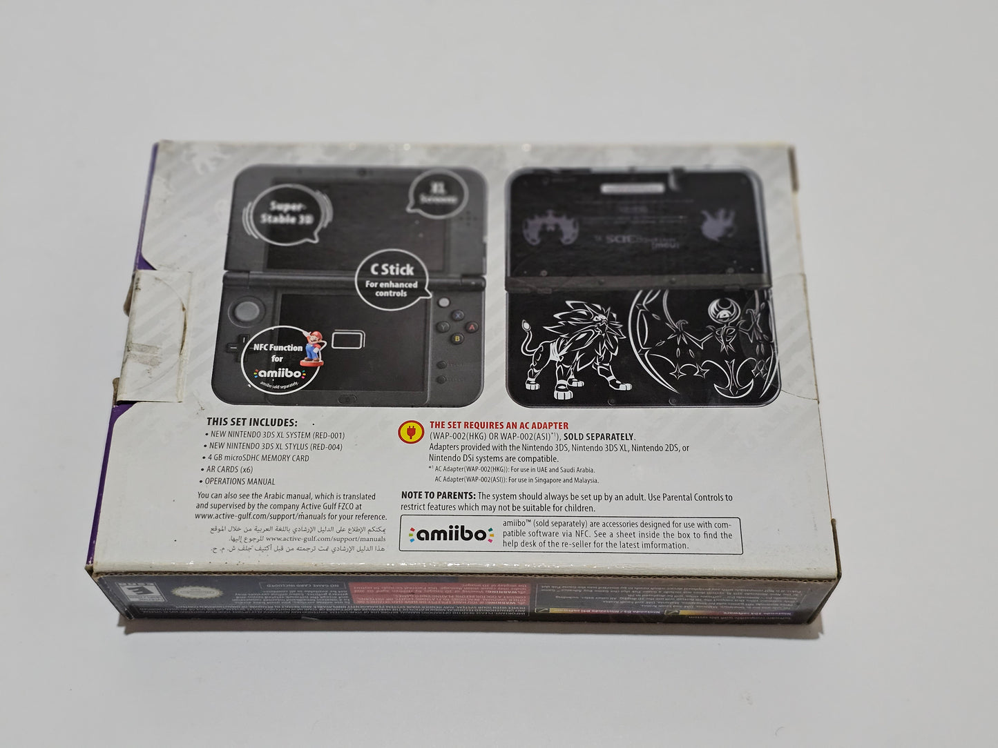 New Nintendo 3DS XL Edición Lunala Solgaleo Pokemon Completo (CiB) Nintendo 3DS