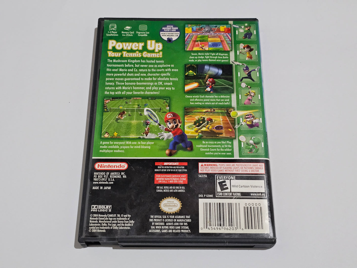 Mario Power Tennis Completo (CiB) Nintendo Gamecube