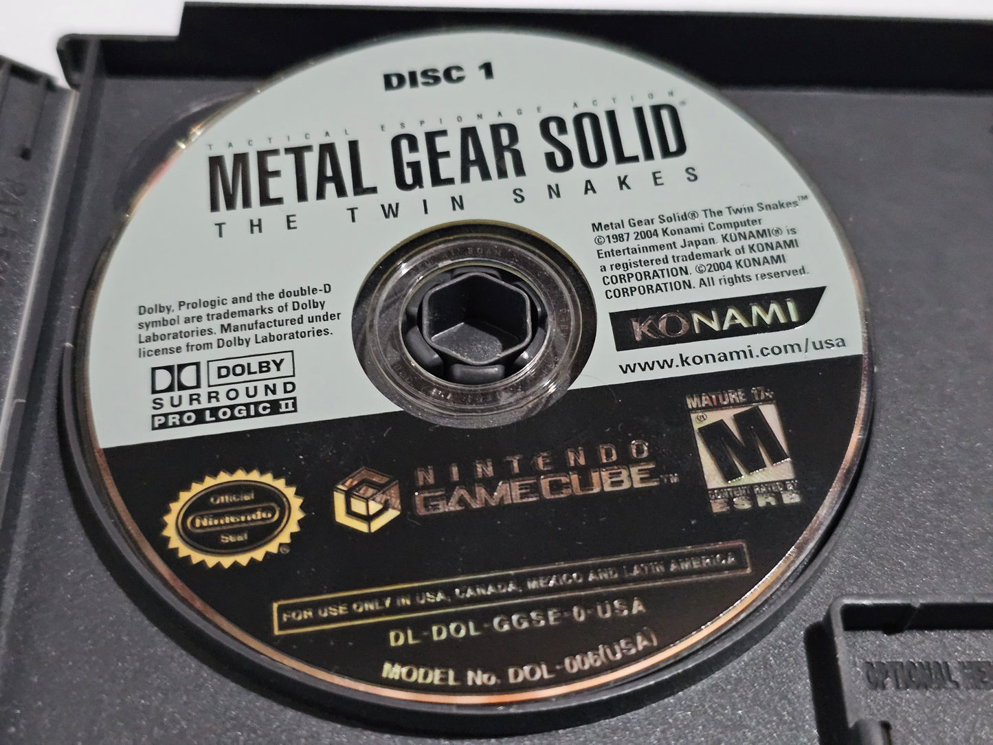 Metal Gear Solid Twin Snakes (Sin Manual) Nintendo Gamecube