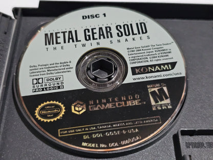 Metal Gear Solid Twin Snakes (Sin Manual) Nintendo Gamecube