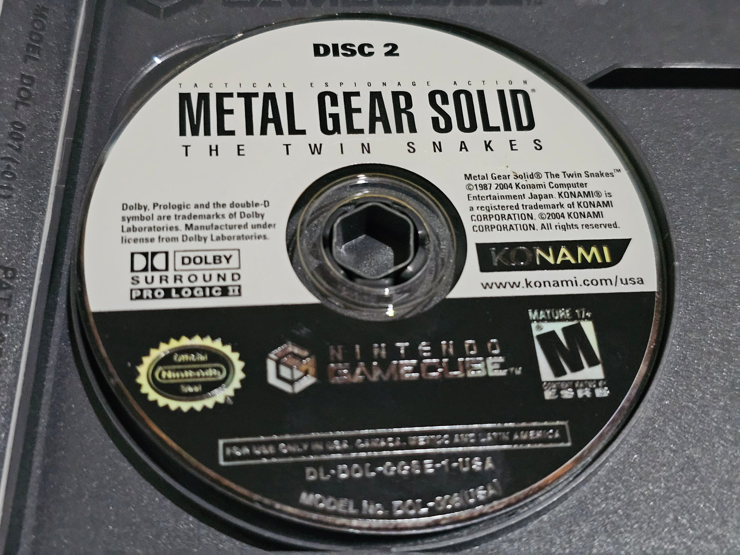 Metal Gear Solid Twin Snakes (Sin Manual) Nintendo Gamecube