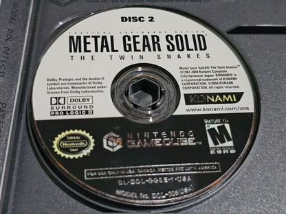 Metal Gear Solid Twin Snakes (Sin Manual) Nintendo Gamecube