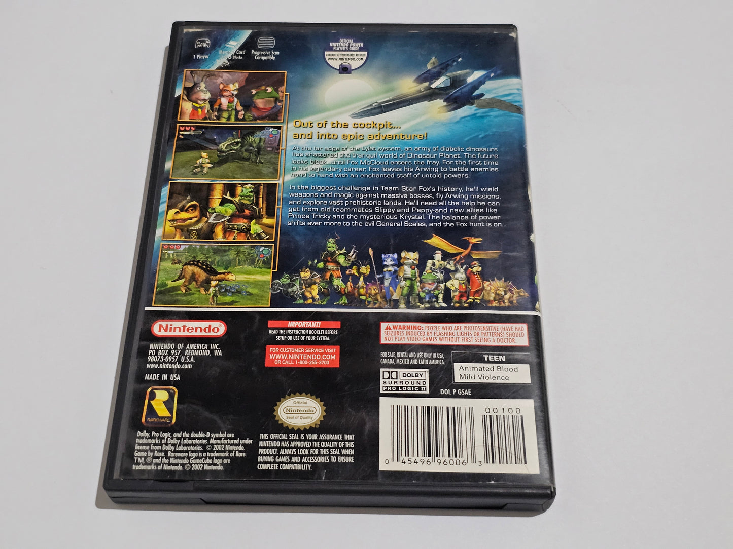 Star Fox Adventures Completo (CiB) Nintendo Gamecube