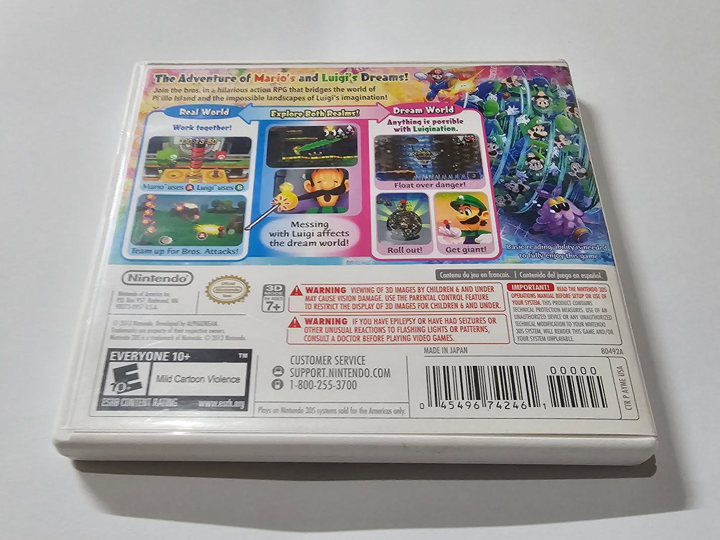 Mario and Luigi Dream Team Completo (CiB) Nintendo 3DS