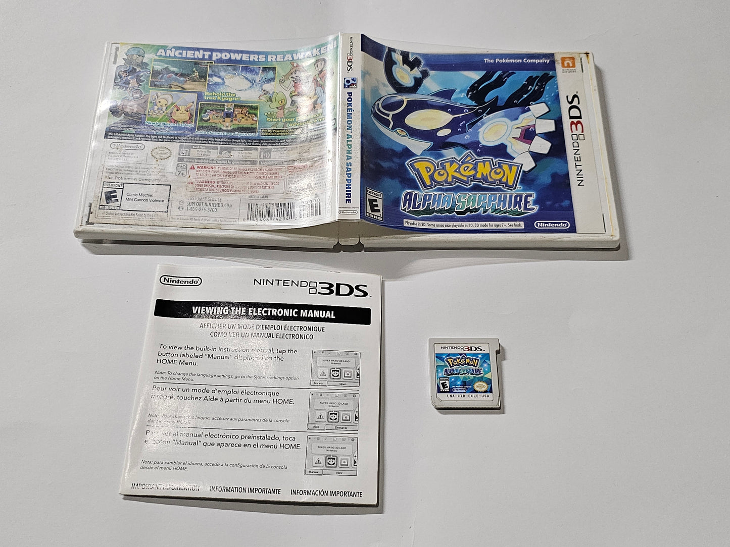 Pokemon Alpha Sapphire Completo (CiB) Nintendo 3DS