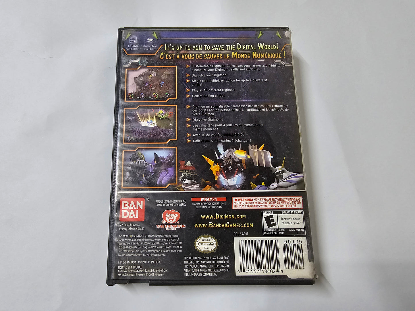 Digimon World 4 (CiB) Nintendo Gamecube