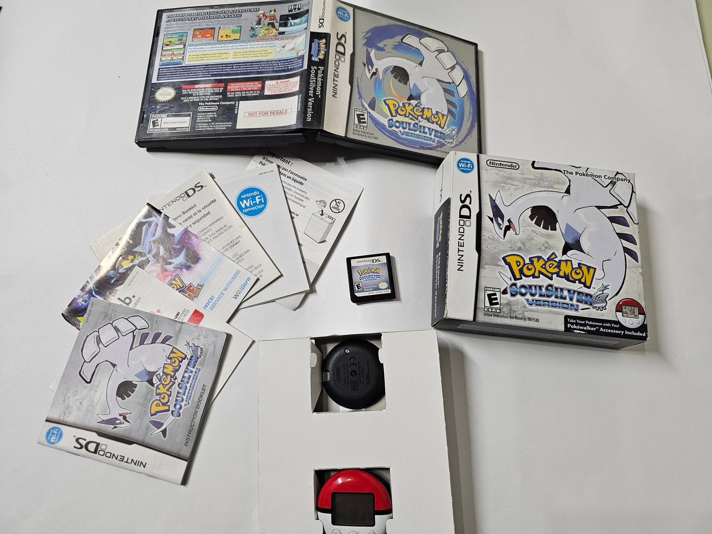 Pokemon SoulSilver Version Pokewalker Completo (CiB) Nintendo DS