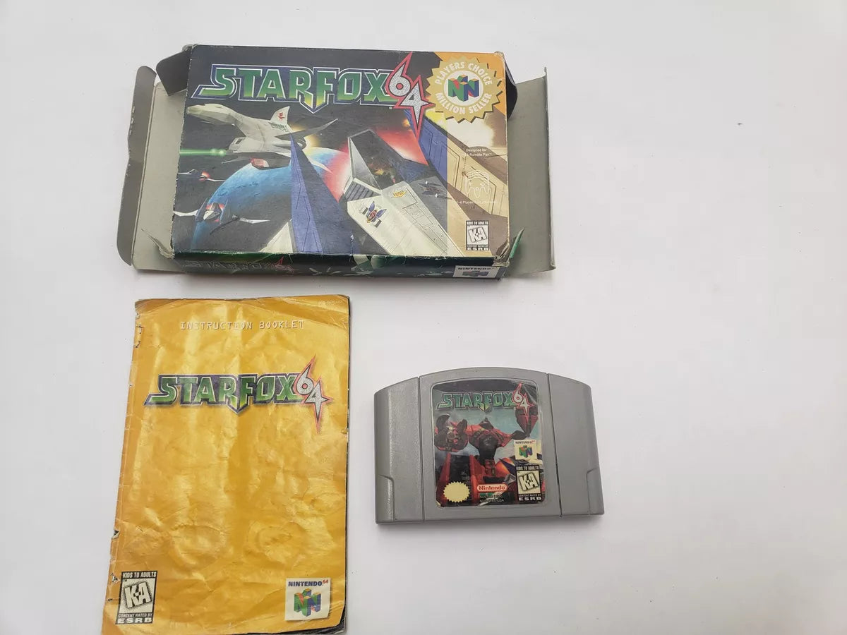 Star Fox 64 (Players Choice) Completo (CiB) Nintendo 64