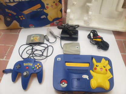 Nintendo 64 Edición Pikachu Completo (CiB) Nintendo 64