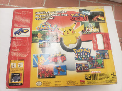 Nintendo 64 Edición Pikachu Completo (CiB) Nintendo 64