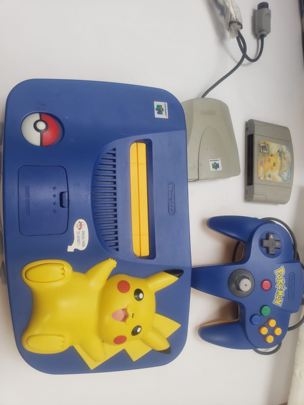 Nintendo 64 Edición Pikachu Completo (CiB) Nintendo 64